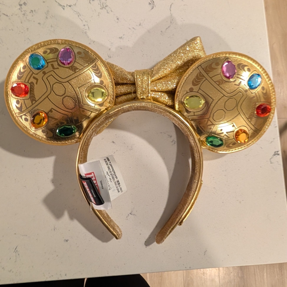 NWOT Marvel Thanos Infinity Stone Disney Loungefly Ear Headband - Picture 3 of 3